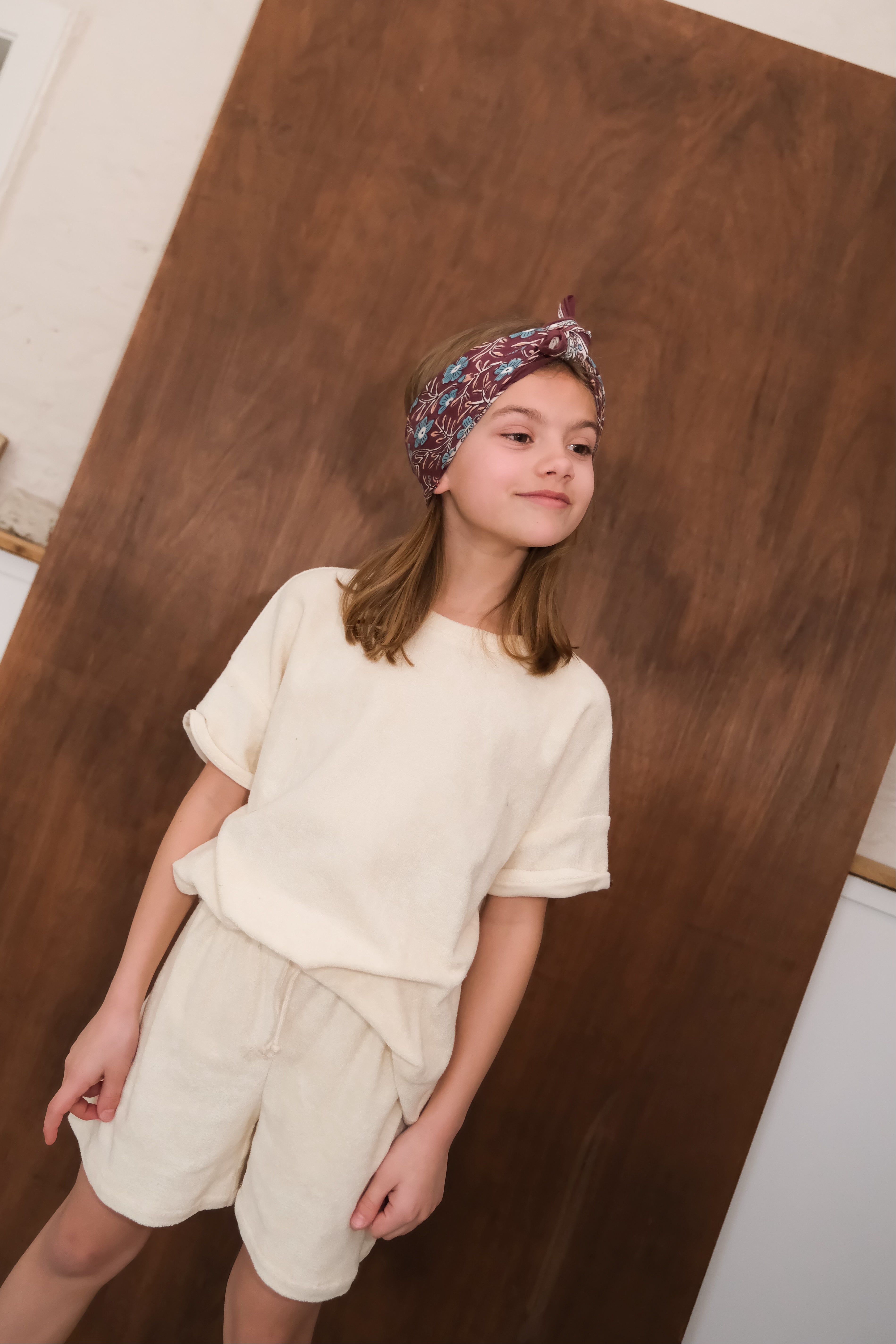 Foulards Bébé, Enfant Bellis Figue 5O cm