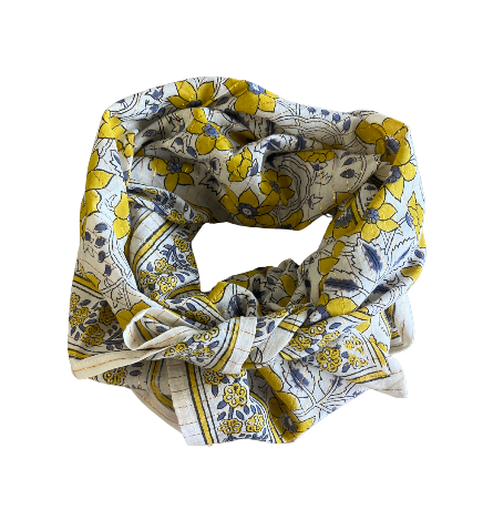 Foulard Adulte agra Bouton d'or 100 cm