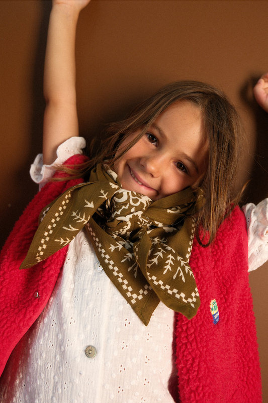 Foulard Adulte Mysore bandana Kaki