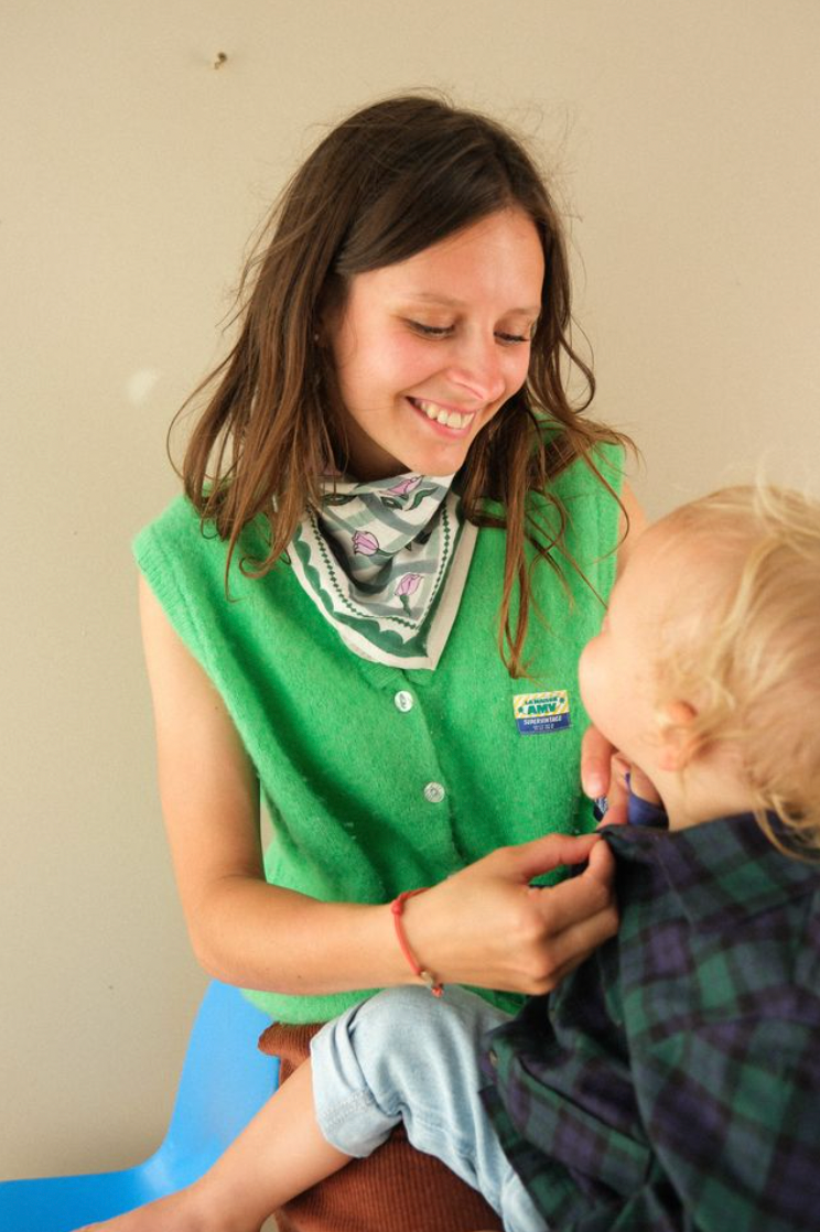 Foulard kids Chennai Sauge