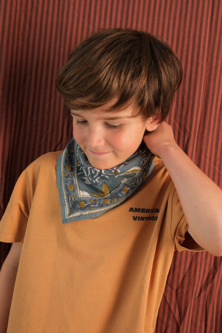 Foulards Bébé, Enfant Delhi Céladon 5O cm