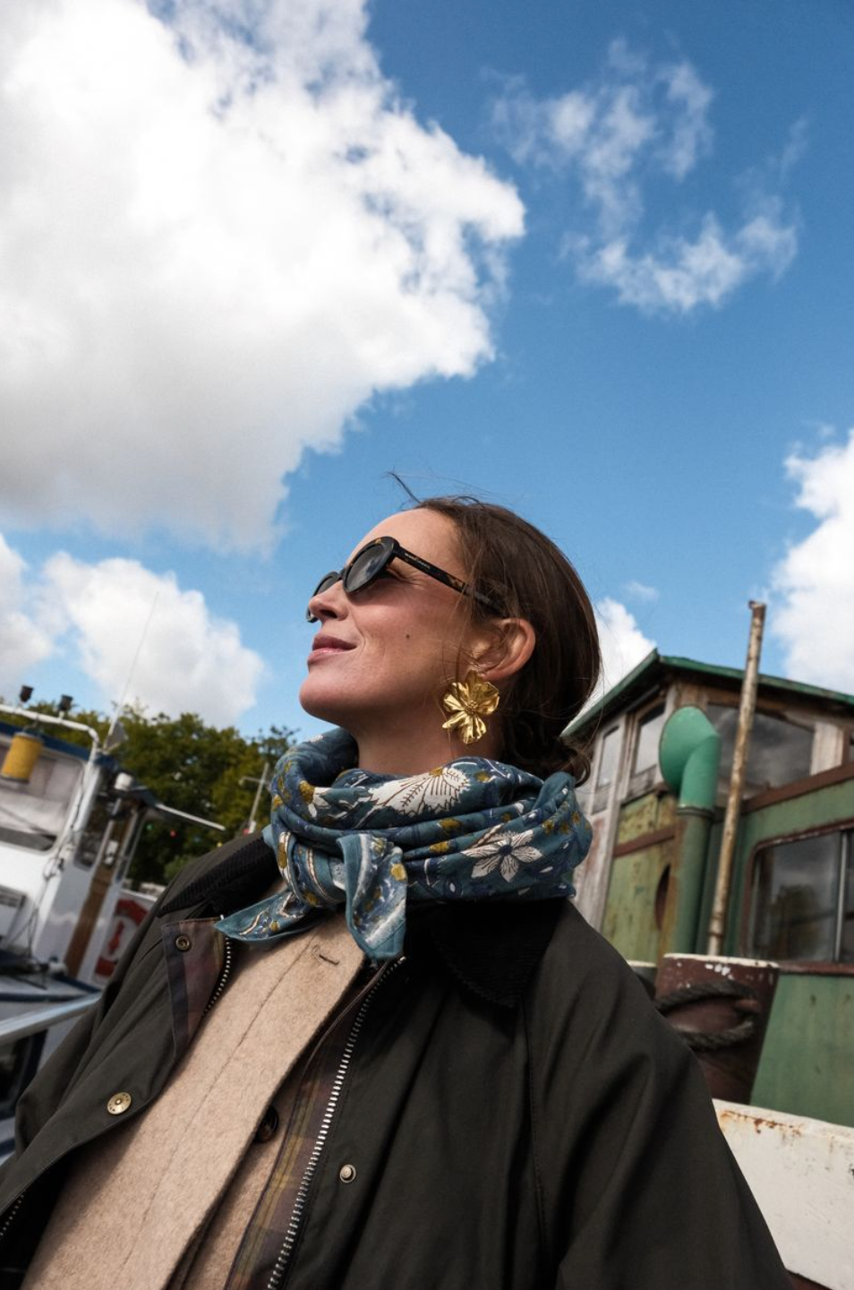 Foulard Adulte Dheli Celadon 100 cm