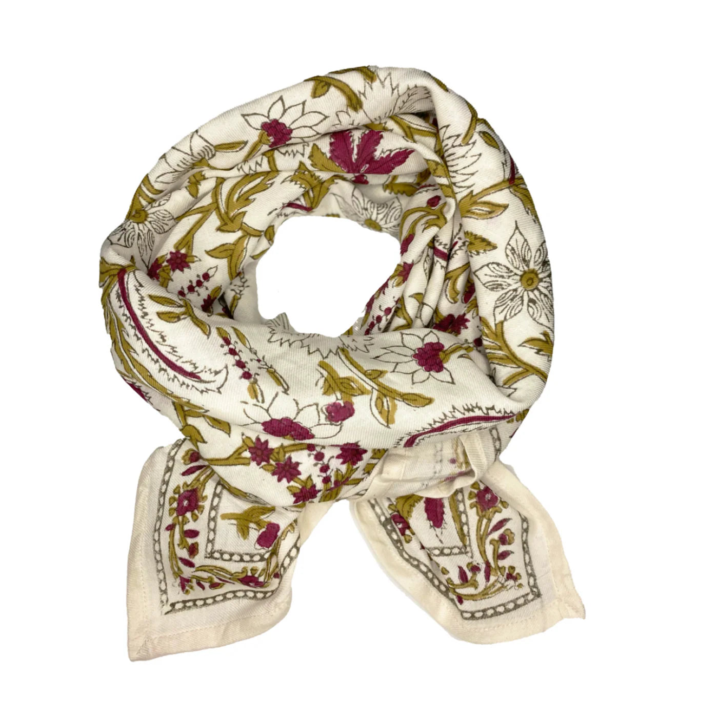 Duo Foulard Matchy Matchy 1 grand et 1 petit So Family NUDE