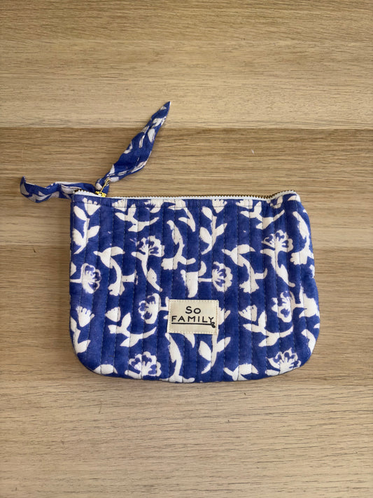 petite pochette Mumbai Saphir