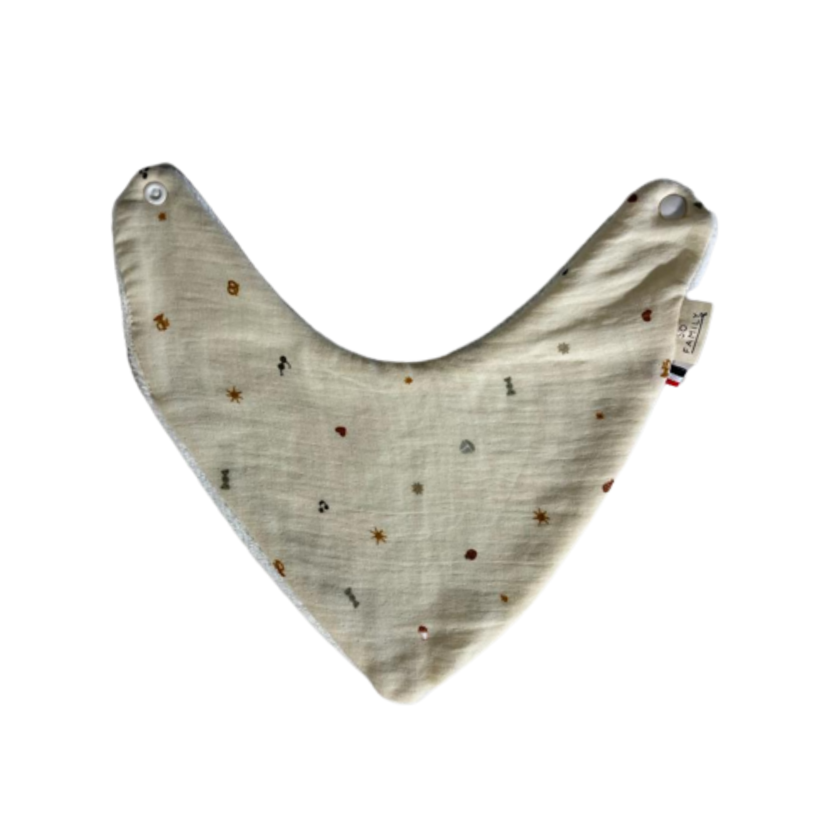 Bavoir bandana Louis Imprimé