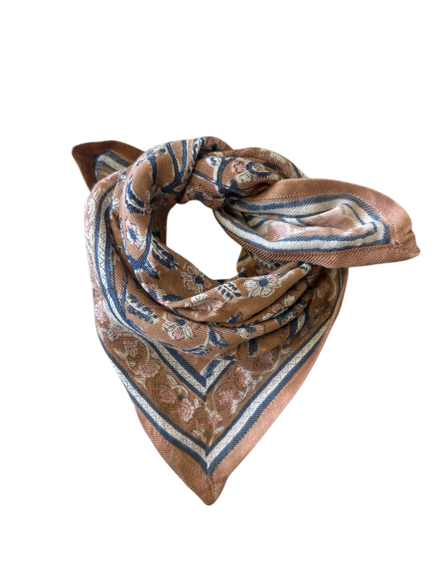 Foulard en Laine Abricot 50 cm