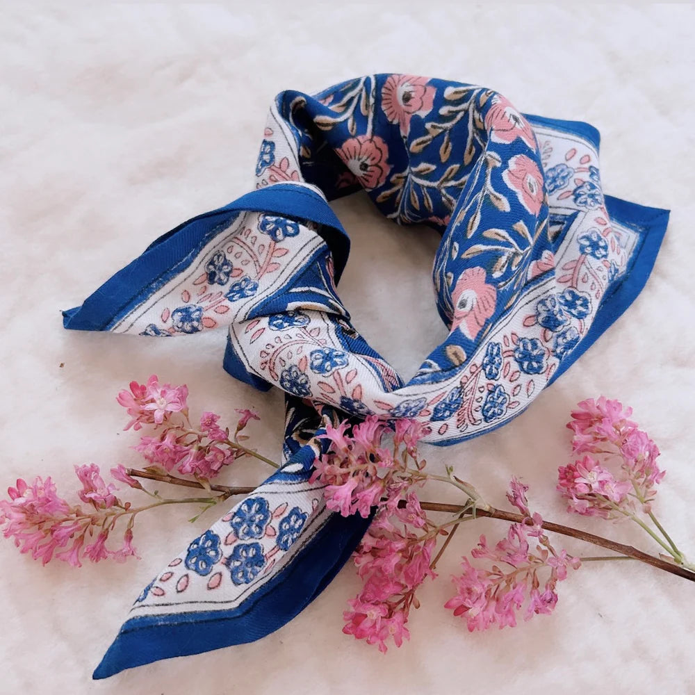 Duo Foulard Matchy Matchy 1 grand et 1 petit So Family BELLIS NUIT
