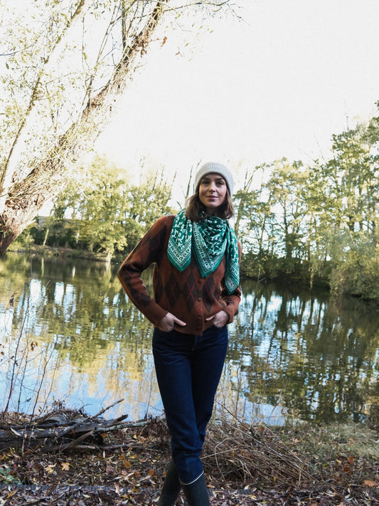 Foulard Adulte Mumbai Sapin