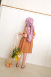 Foulard  Adulte Dheli Lilas  100 cm