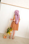 Duo Foulard Matchy Matchy 1 grand et 1 petit So Family LILAS