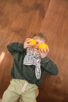 Duo Foulard Matchy Matchy 1 grand et 1 petit So Family POMME
