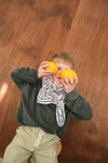 Duo Foulard Matchy Matchy 1 grand et 1 petit So Family POMME