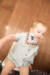 Foulards Bébé, Enfant Delhi Prusse 5O cm