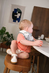 Duo Foulard Matchy Matchy 1 grand et 1 petit So Family TIGRE BLANC