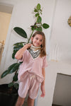 Duo Foulard Matchy Matchy 1 grand et 1 petit So Family TIGRE BLANC