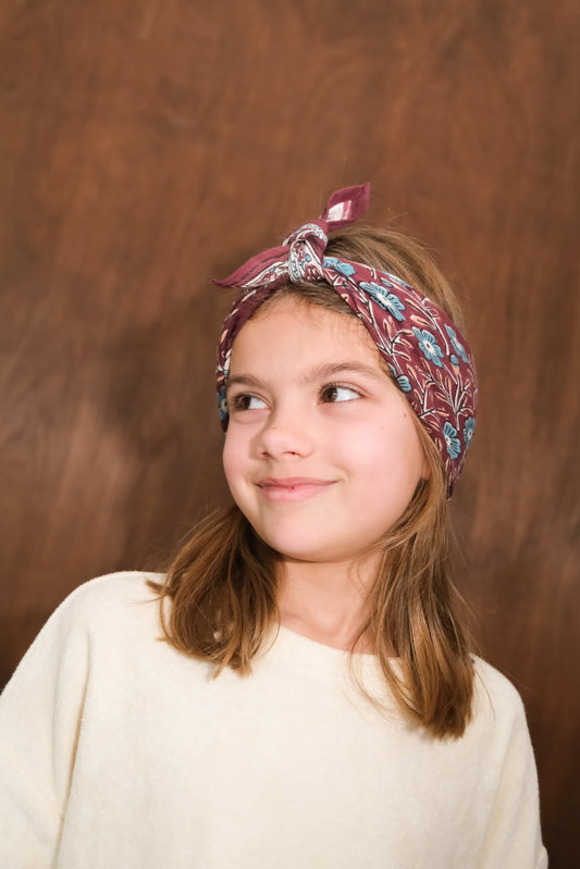 Foulard  Adulte Bellis Figue 100 cm