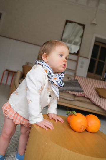 Foulards Bébé, Enfant Iris Pomme 5O cm