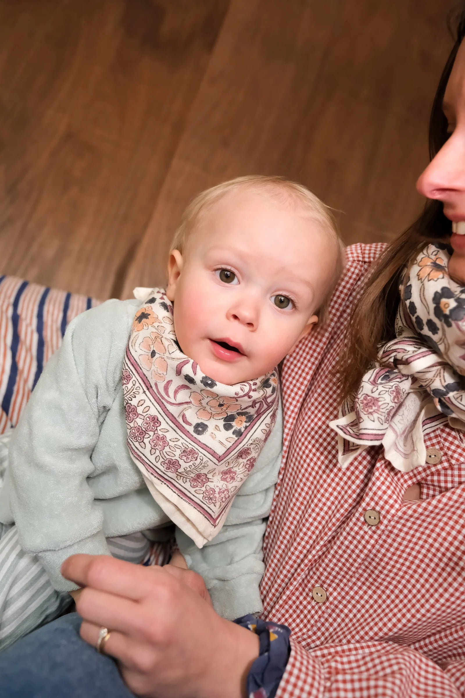 Duo Foulard Matchy Matchy 1 grand et 1 petit So Family CAPRI