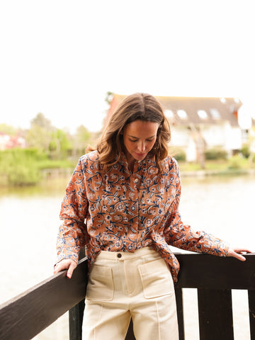Blouse Lucie Abricot