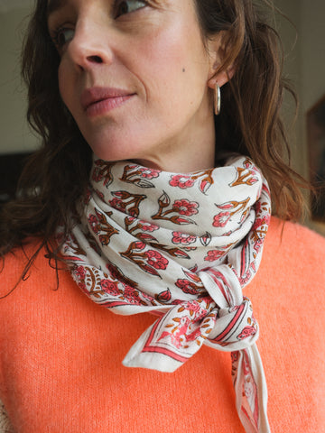 Foulard  Adulte Lise Café 100 cm