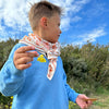 Foulard Adulte Delhi Brique 100 cm