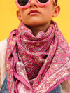 Foulard  Adulte Bellis Poudré 100 cm