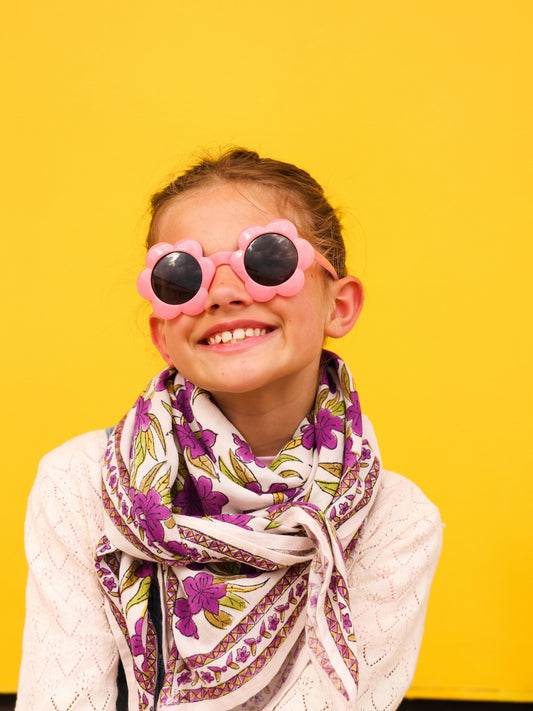Foulard Adulte Jaipur Lavande 100 cm