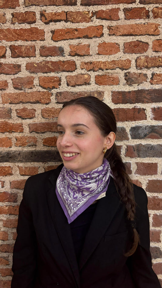 Foulards Bébé, Enfant Calcutta Violet