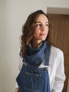 Duo Foulard Matchy Matchy 1 grand et 1 petit Pois Marine