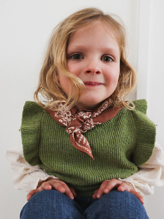 Foulard Kids Mysore bandana Cannelle