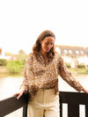 Blouse Eloïse Calcutta olive