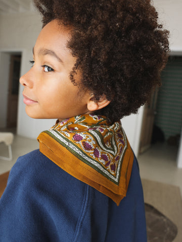 Foulards Bébé, Enfant Delhi Cumin 5O cm