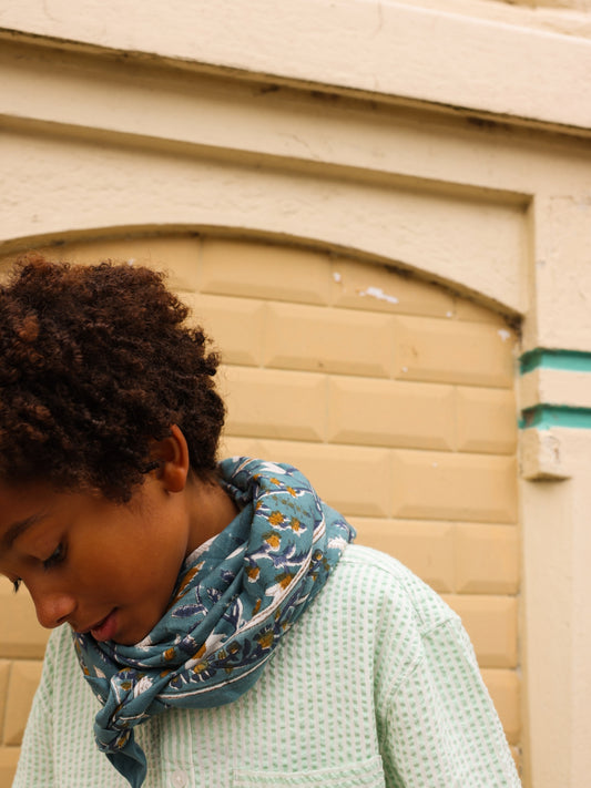 Foulard Adulte Dheli Céladon 100 cm