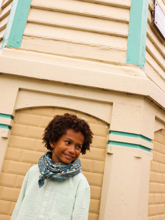 Foulard Adulte Dheli Céladon 100 cm