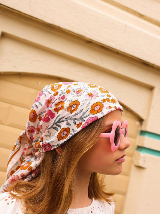 Foulard  Adulte Dheli Azur 100 cm