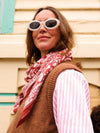 Foulard Adulte Calcutta pourpre