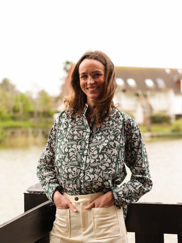 Blouse Lucie Calcutta green