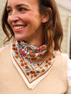 Foulards Bébé, Enfant Delhi Azur 5O cm
