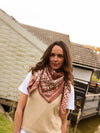Foulard Adulte Mysore bandana Cannelle