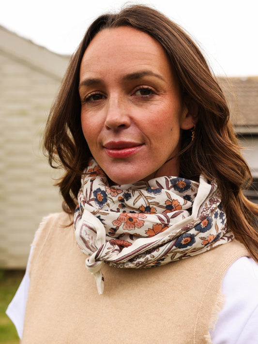 Foulard Adulte Delhi Capri 100 cm