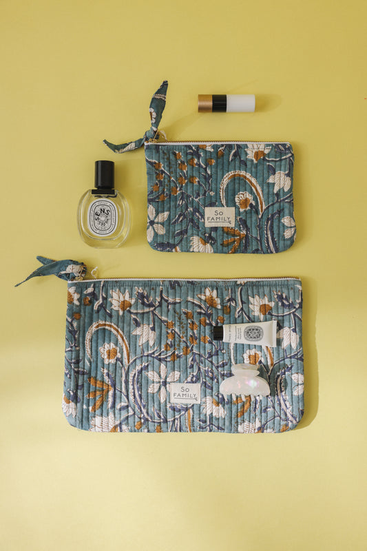 petite pochette Céladon