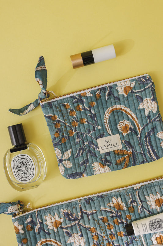 petite pochette Céladon