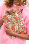 grande pochette Indore Ocre