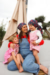 Duo Foulard Matchy Matchy 1 grand et 1 petit Indore Amma Marine