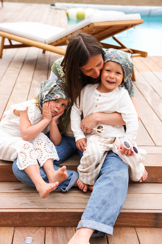 Duo Foulard Matchy Matchy 1 grand et 1 petit So Family BROUSSE