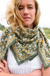 Foulard Adulte Bombay vert