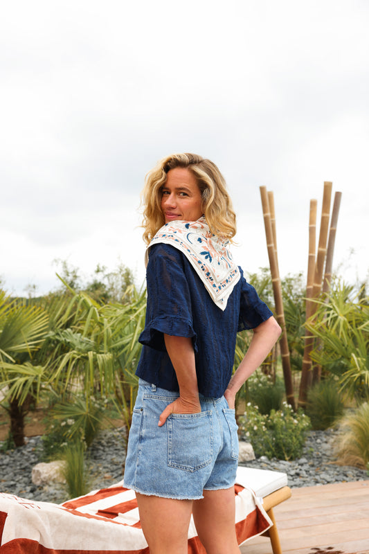 Delhi Prussia scarf 100 cm