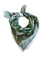 Foulard kids Lurex Vert Anis 50 cm