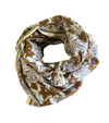 Foulard Adulte lurex Camel 100 cm