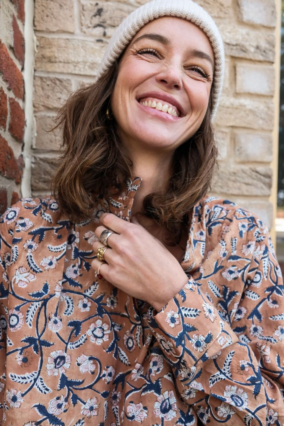 Blouse Lucie Abricot